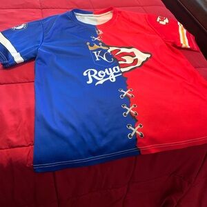 Unisex KC Royals and KC Chiefs Team Shirt